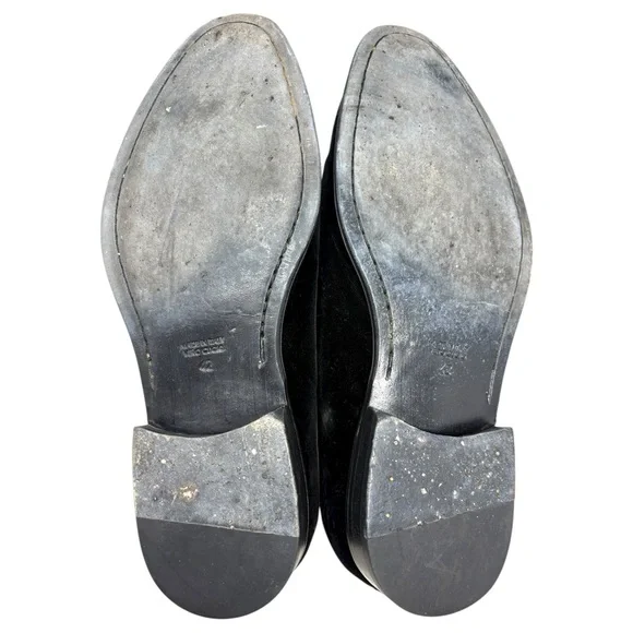Suitsupply Black‎ Cotton Velvet Tuxedo Slip On Loafers